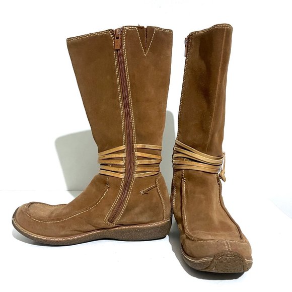 Timberland Ankle Strap Moc Zip Up Tall Boot - Picture 5 of 16